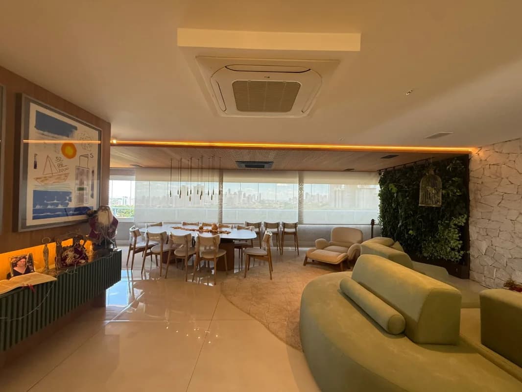 Fachada do Apartamento à Venda Mobiliado e Decorado no Reserva Parque Areião - Setor Marista