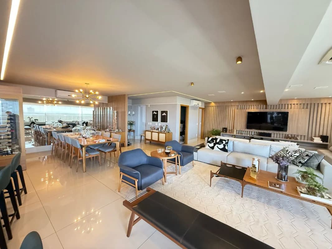 Fachada do Apartamento à Venda Mobiliado e Decorado no Poème Lago das Rosas